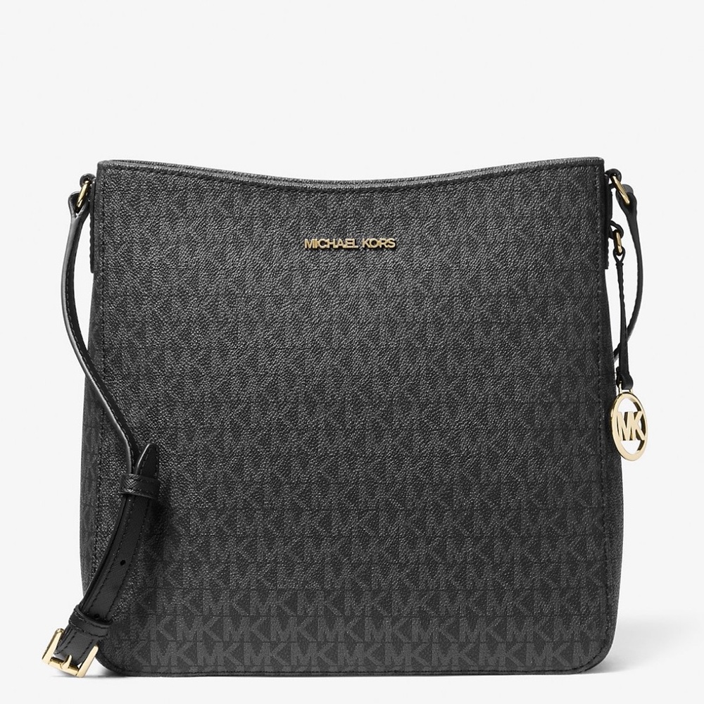 Michael Kors Black and Gray Crossbody